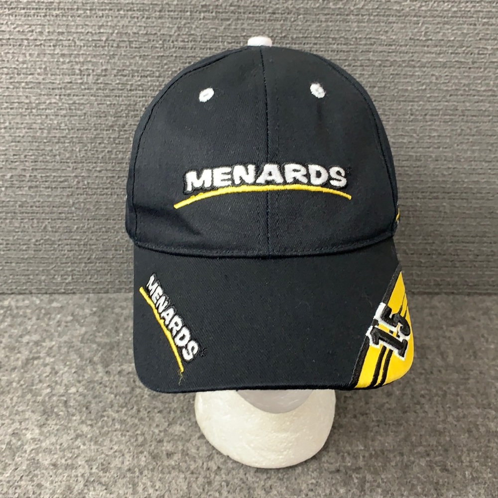 Menards Nascar #15 Paul Menard Racing Hat Men's Adjustable Black Strapback Cap